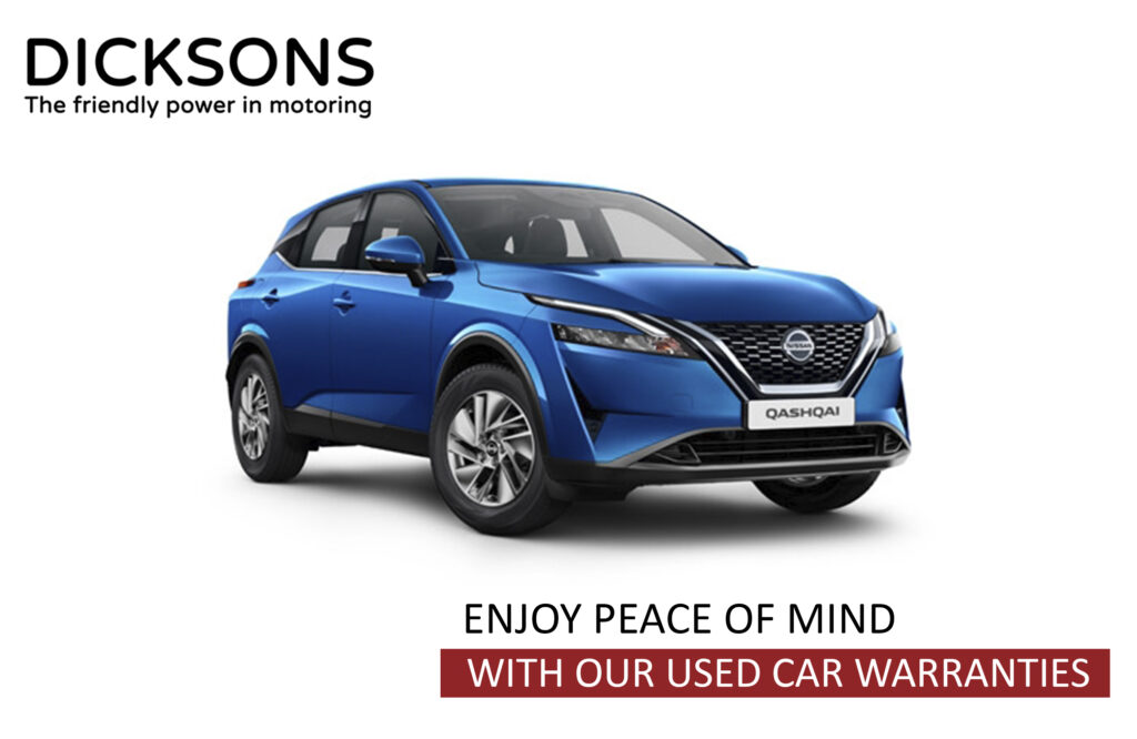 Enjoy peace of mind with Used Car warranties from two to seven years at Dicksons of Inverness